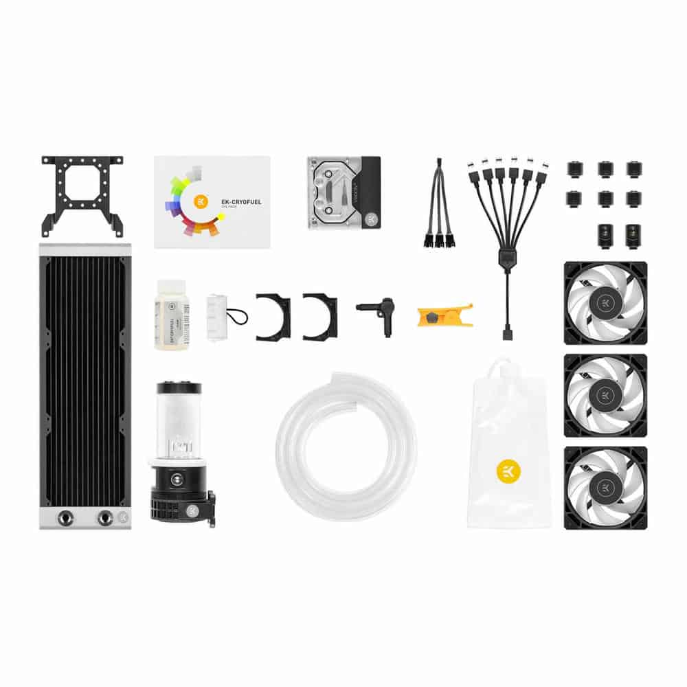 EK-Quantum Power² P360 Series Soft Tube Liquid Cooling Kit Intel LGA1700